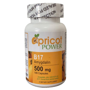 Apricot Power Vitamin B17/Amygdalin Capsules - Apricot Seeds Ph